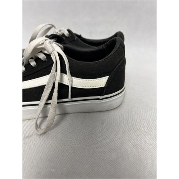 Vans Old Skool Canvas Black White Classic Women’s Casual Lifestyle Shoes Size 8 - Picture 5 of 9